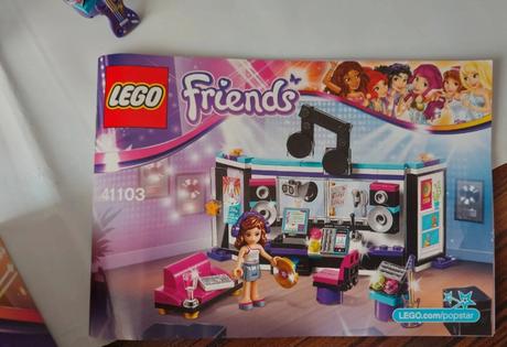 Lego friends 41103 nahrávacie štúdio pre popové hv,