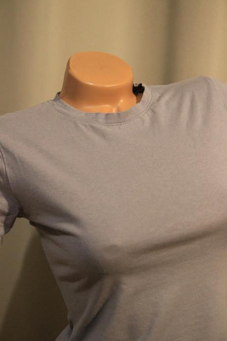 Šedé bavlnené body tričko, s, primark,s