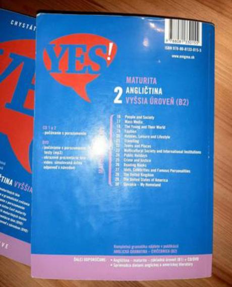 Priprava na maturitu z anglictiny - yes, 2 diely, 