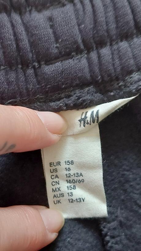 Tepláky h&m č.158, h&m,158