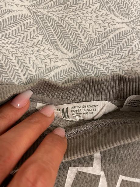 2x mikina, h&m,122