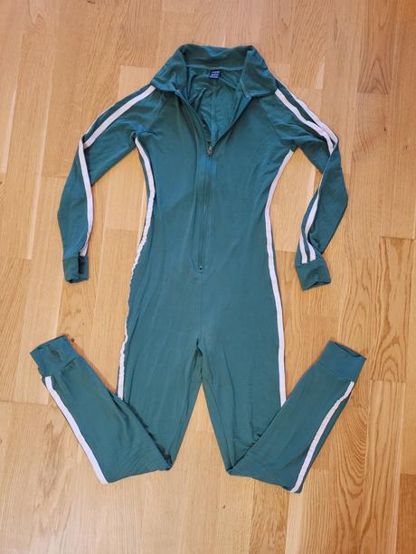 Zelený overal, komplet, kombinéza, xs