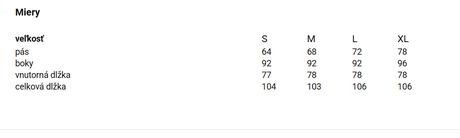 Dámske modré rifle s rovnou nohavicou, l / m / s / xl