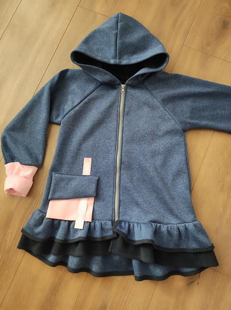 Pískací softshellový kabátik funny bunny, funny bunny,134