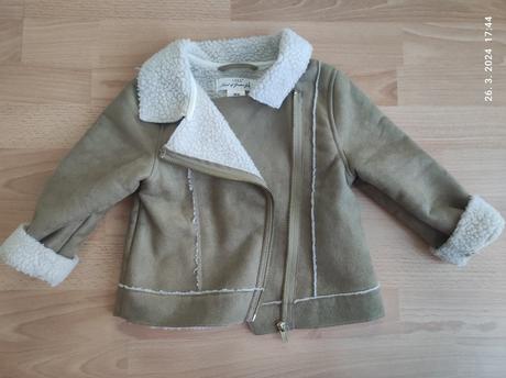 Jarný kabátik pre dievčatko 98, h&m,98