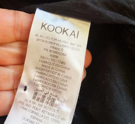 Vlnený luxusný kabát kookai, kookai,42