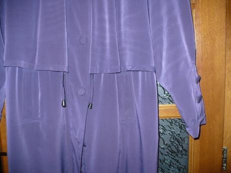 Jarný fialový kabát, xl