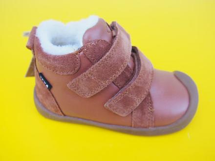 Detské kožené zimné topánky bundgaard bloom barefo, bundgaard,23 / 24 / 25 / 26