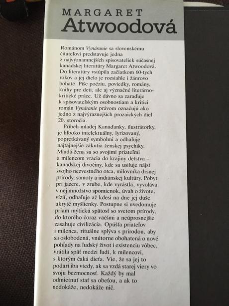 Margaret atwoodová - vynáranie,