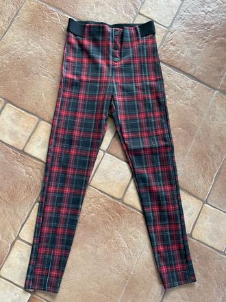 Kárované nohavice, zara,152