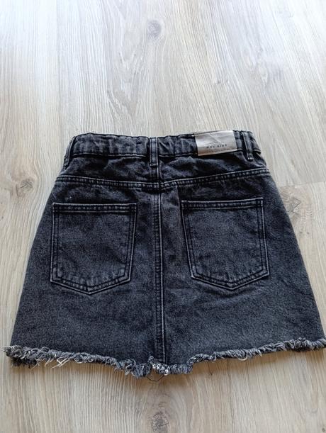 Dievčenská čierna riflová sukňa, mango,122