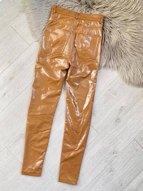 Lesklé nohavice pull&bear, pull&bear,xs