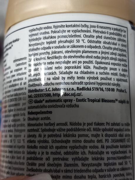 Vône do domácnosti, 