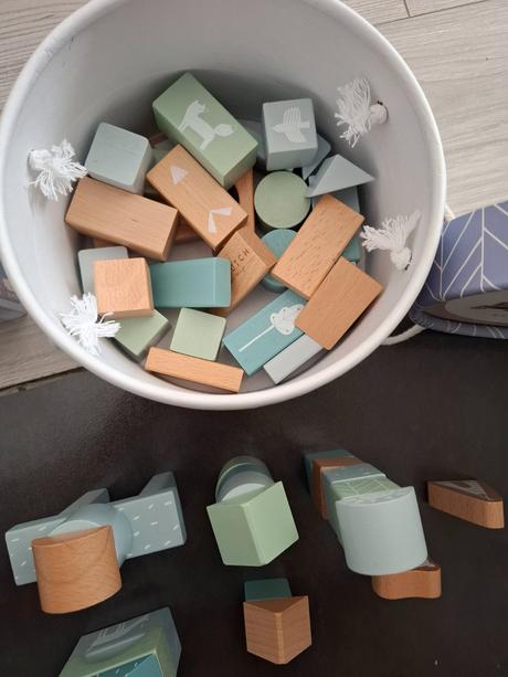 Drevené kocky - little dutch, 