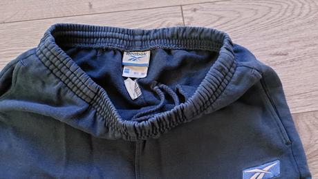 Modré reebok tepláky, reebok,158