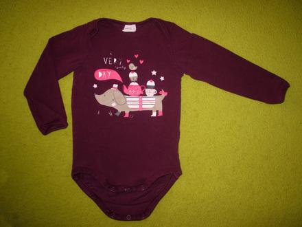 Bordové s havkom, h&m,80