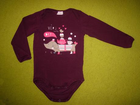 Bordové s havkom, h&m,80