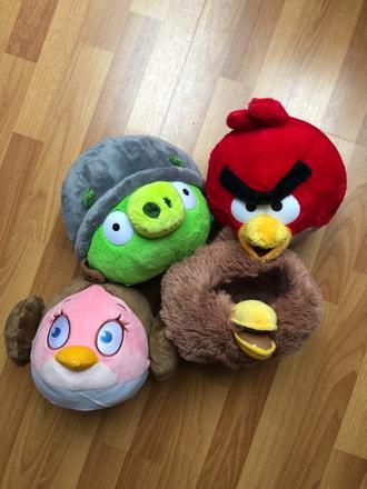 Plyšáci angry birds,