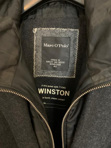 Vlny kabát s vesta od marc o polo velkost 52, marc o´polo,l