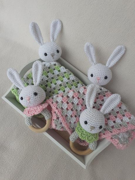 Hackovany mojkacik zajko, žabka, 