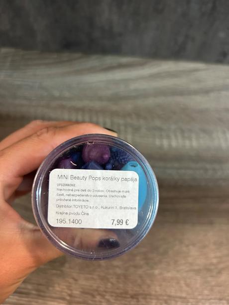 Mini beauty pops koralky papaja,