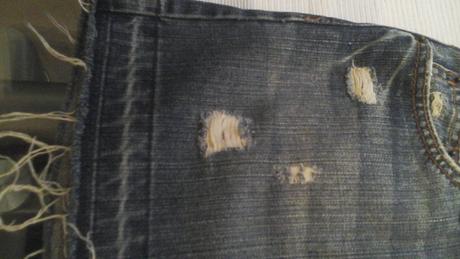 Riflova minisukna s trhancami, s