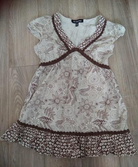 Predĺžená blúzka, s