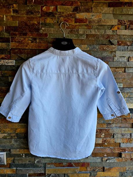 Chlapčenská bledomodrá košeľa, coccodrillo,140