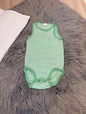 Chlapčenské body bez rukávov pásikavé h&m (86), h&m,86