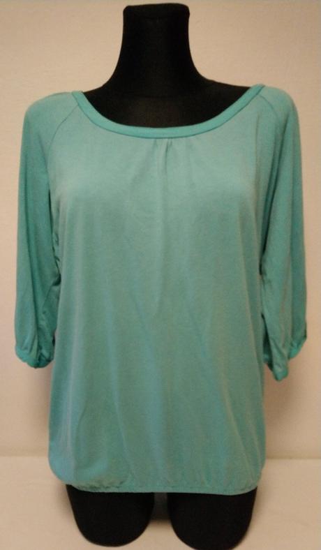 Dámsky elastický modrý top, woman, xl