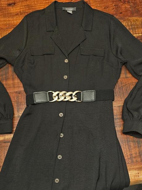 Dlhé čierne šaty, primark,s