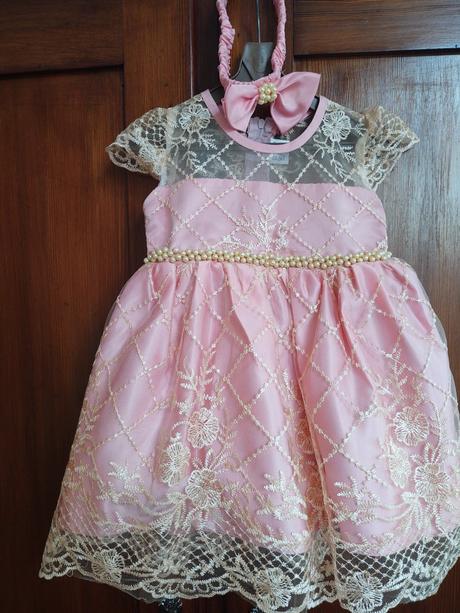 Detské čipové šaty, 74 / 80