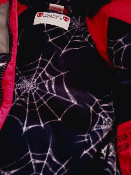 Teplá vetrovka spiderman, f&f,104