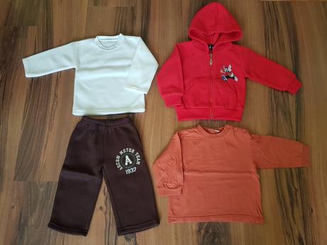 Mikina, tričko, tepláky, 68–80