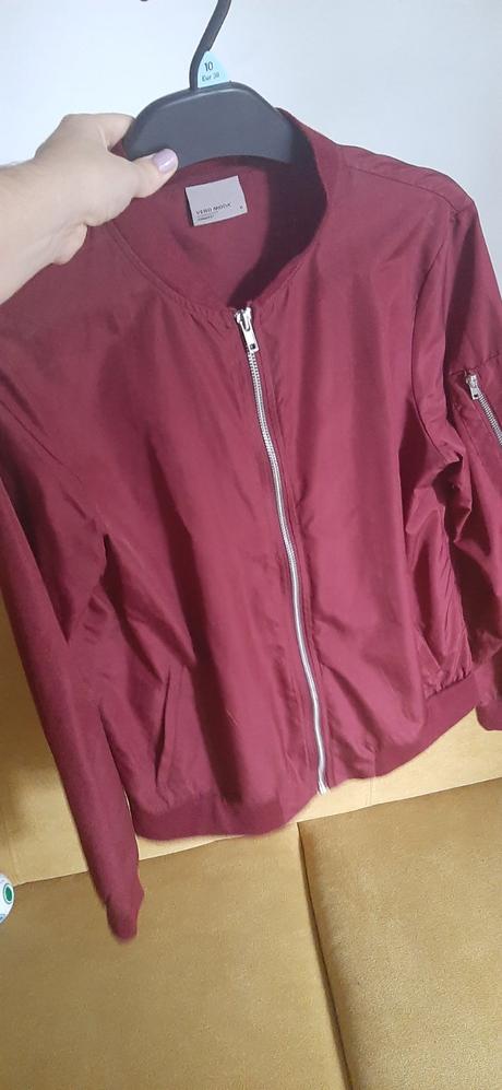 Bordová bomberka na leto, vero moda,m