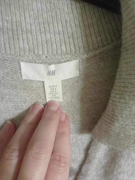 Oversize pletené šaty h&m, h&m,s