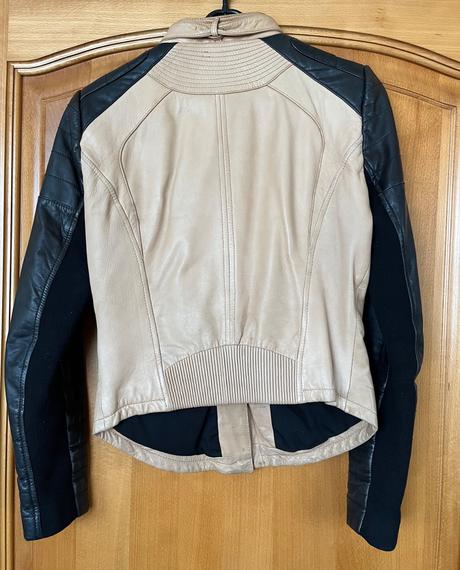 Kožená bunda zara basic, zara,xs