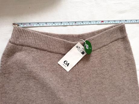 Pletené tepláky z vlny a kašmíru c&a, c&a,l