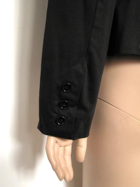 Čierne bavlnené sako, 40