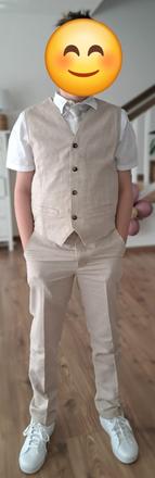 Set nohavice vesta kosela viazanka, h&m,152