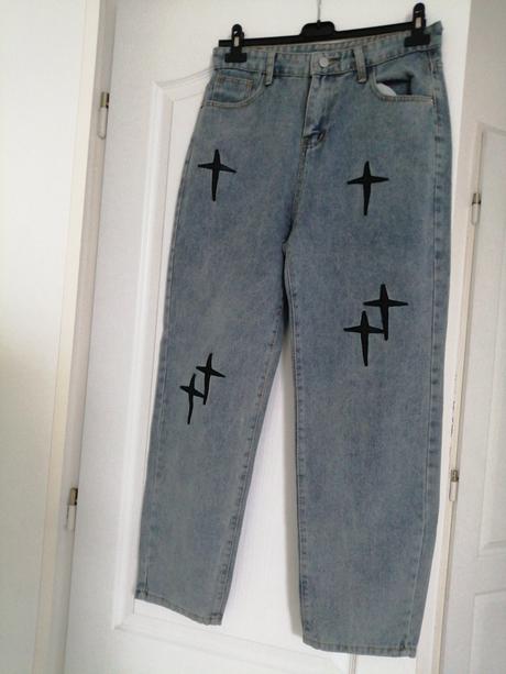 Rifle damske s aplikáciami vel. 38, 38