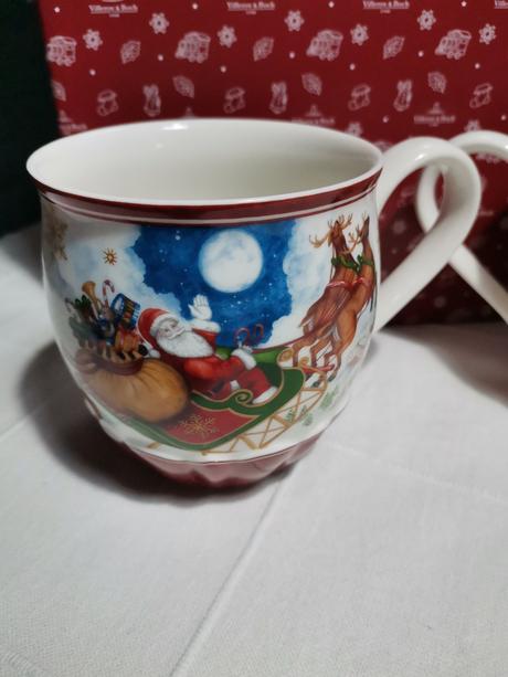 Šálky s mackom villeroy&boch,