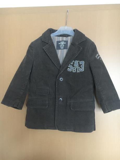Menčestrové sako, h&m,98
