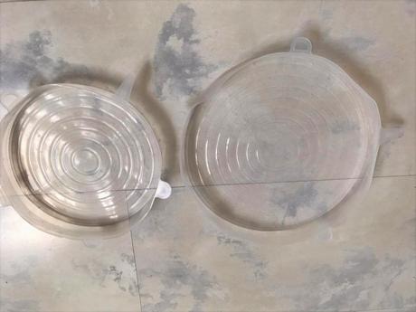 Silikónové prikrývky 2 ks,