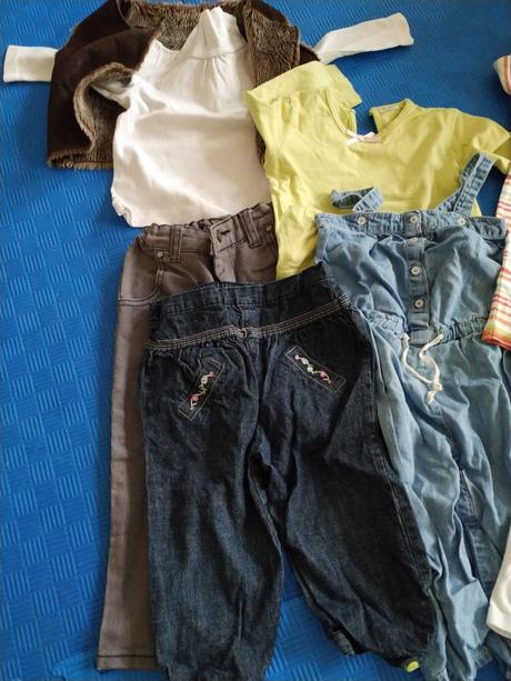 Dievcensky set nohavice+tricko/vesta, v.86, 12-18m, 86–98