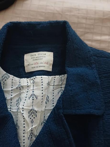 Prechodný dievčenský kabátik zara na 13/14 rokov, zara,164