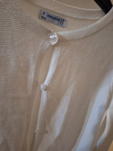 Bielý sveter, mayoral,140