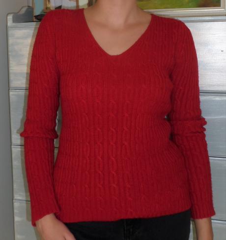 Pulóver s osmičkami, s