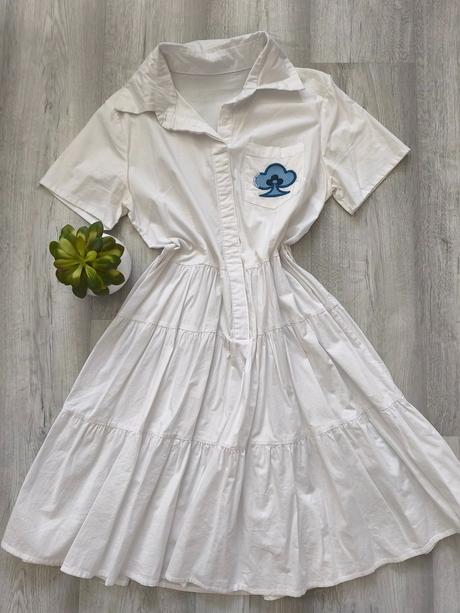 Dámske biele šaty, m