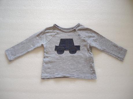 Tričko s autíčkom, f&f,74